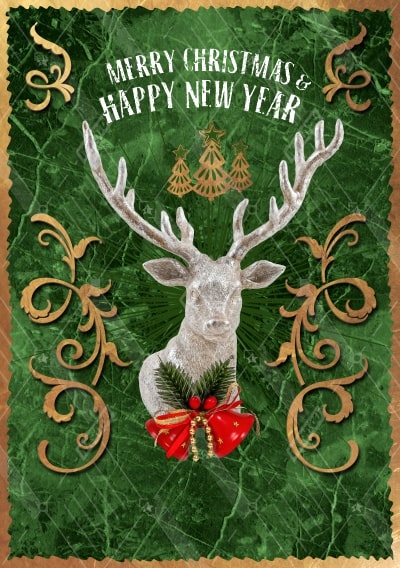 Best Christmas Card Reindeer 2021 Images