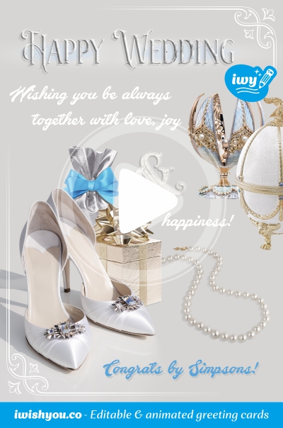 Images: 💎 Elegant Wedding Day Online Card Design (Precious Marriage)